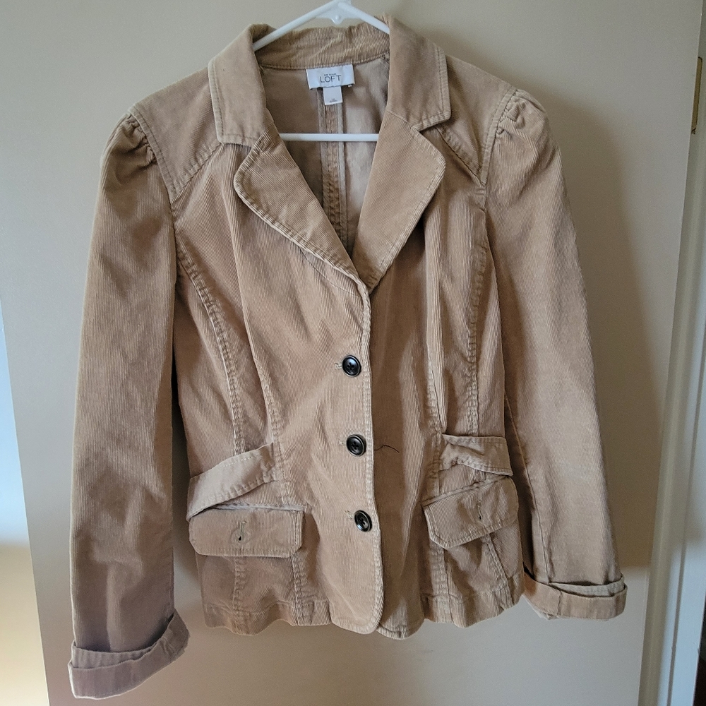 🤎EUC~ LOFT COURDEROY JACKET - Picture 8 of 16